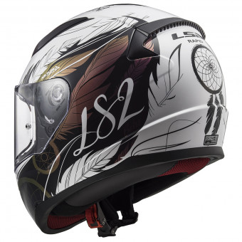 LS2 Rapid Boho White Black Pink FF353