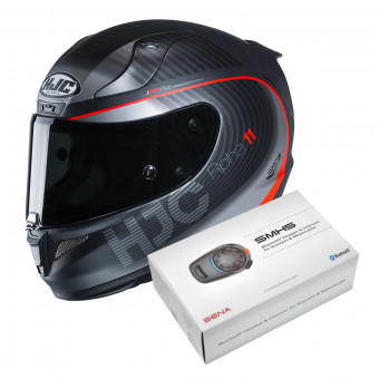 Integral HJC RPHA 11 Bine MC1SF + Kit Bluetooth Sena SMH5