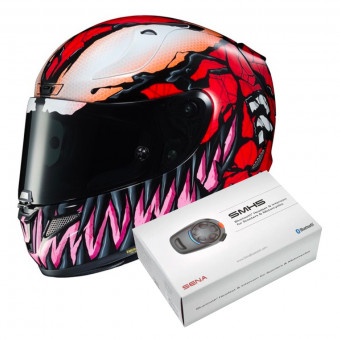 Integral HJC RPHA 11 Carnage Marvel MC1 + Kit Bluetooth Sena SMH5