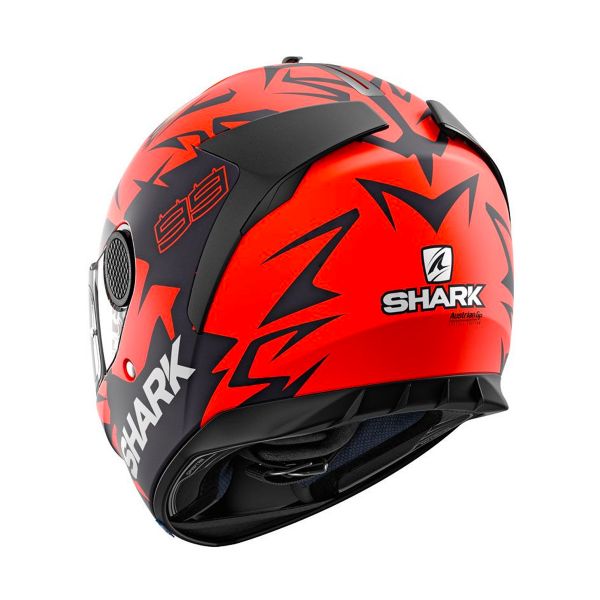 Shark Spartan 1.2 Replic Lorenzo Austrian GP Mat RKR + Kit Bluetooth Sena SMH5