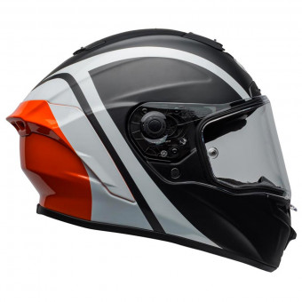 Bell Star Mips Tantrum Matte Black White Orange