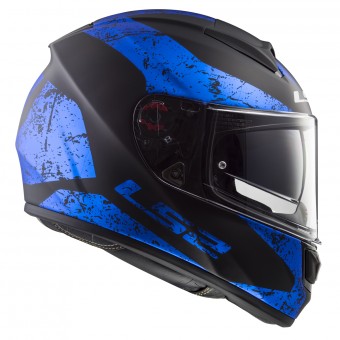LS2 Vector Sign Matt Black Blue FF397