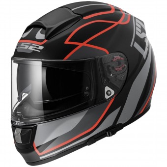 Integral LS2 Vector Vantage Matt Black Red FF397