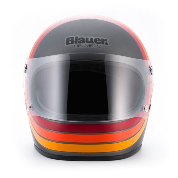 Blauer Vintage 80 s Grau