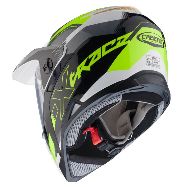 Caberg Xtrace Spark White Anthracite Yellow