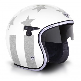 Casque Jet GPA Carbon Solar America Weiß Casque Jet GPA Carbon Solar America Weiß