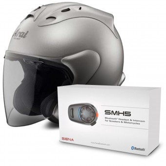 Casque Jet Arai SZ-RAM X Alu Silver Casque Jet Arai SZ-RAM X Alu Silver