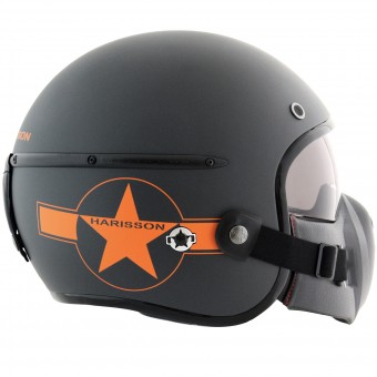 HARISSON Corsair Star Deco Grau Mat Orange