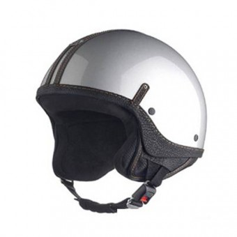 Casque Jet Laura Smith Custom Grau Platinium Casque Jet Laura Smith Custom Grau Platinium