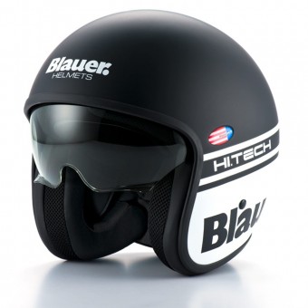 Jet Blauer Pilot 1.1 Schwarz Matt Wei
