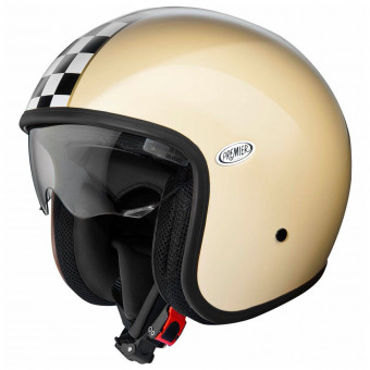 Casque Jet Premier Vintage CK Beige Casque Jet Premier Vintage CK Beige