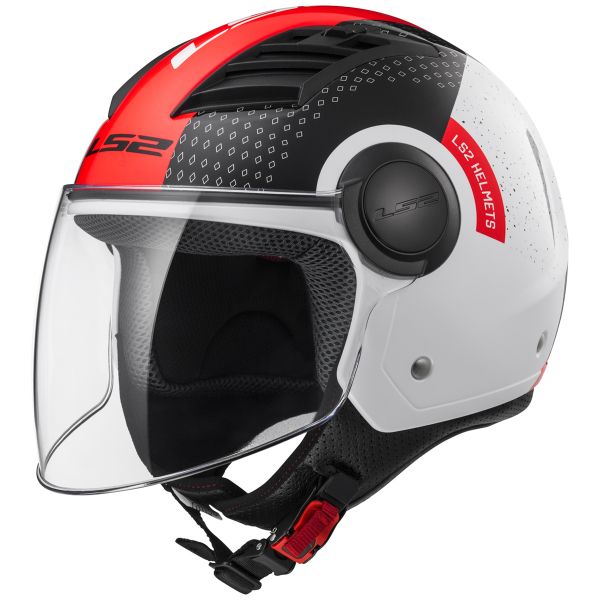 Jet LS2 Airflow Condor White Black Red Long OF562