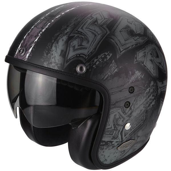 Jet Scorpion Belfast Urbex Matt Black Silver