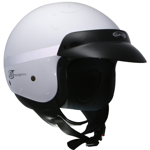 Motorradhelm GPA Smooth Wei�