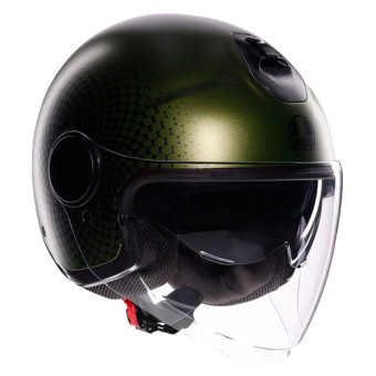 Casque Jet AGV Eteres Andora Matt Green Black Casque Jet AGV Eteres Andora Matt Green Black