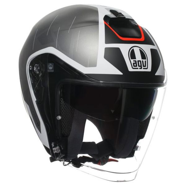Jet AGV Irides Trieste Black White Red