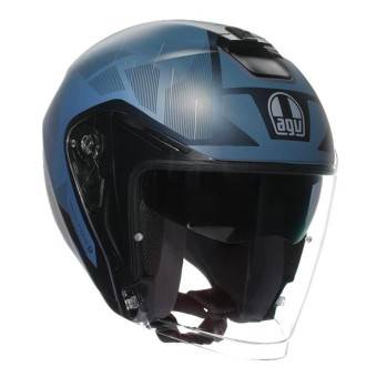 Casque Jet AGV Irides Trieste Matt Blue Grey Casque Jet AGV Irides Trieste Matt Blue Grey