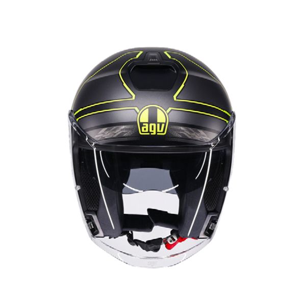 AGV Irides Zagabira Matt Grey Yellow Fluo