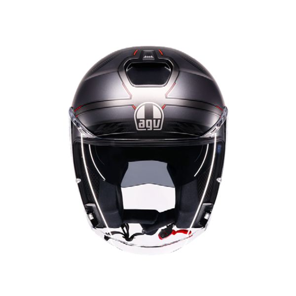 AGV Irides Zagabira Matt Gunmetal Red