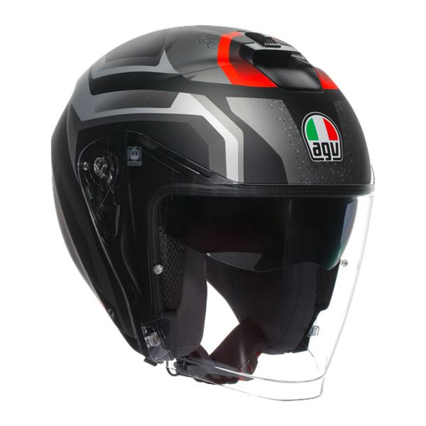 Jet AGV Irides Zurigo Matt Black Grey