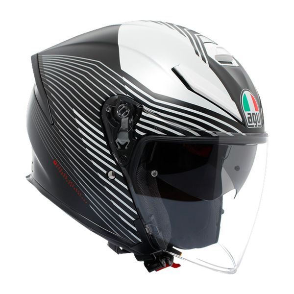 Jet AGV K5 Jet Control Matt Black White