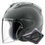 Casque Jet Arai SZ-R Vas Evo Gun Mettallic + Kit Bluetooth BT Mini