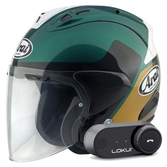 Jet Arai SZ-R Vas Evo Levante + Kit Bluetooth Lokui K30