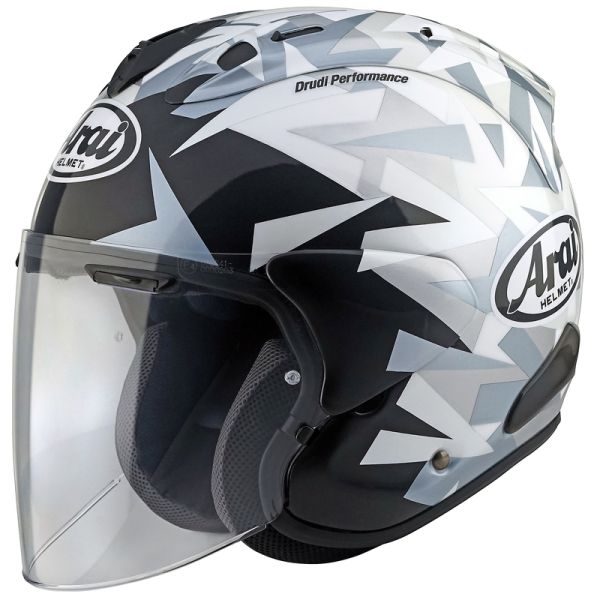 Arai SZ-R Vas Evo Mimesis White + Kit Bluetooth BT Mini