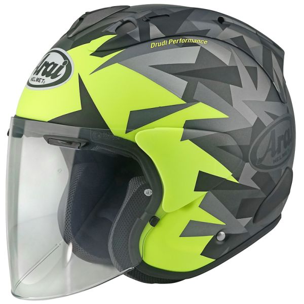 Arai SZ-R Vas Evo Mimesis Yellow + Kit Bluetooth BT Mini