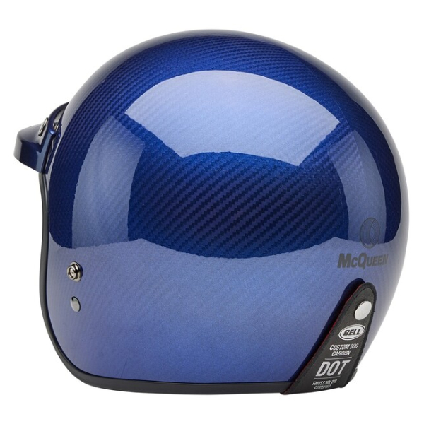 Bell Custom 500 Carbon McQueen Metallic Blue