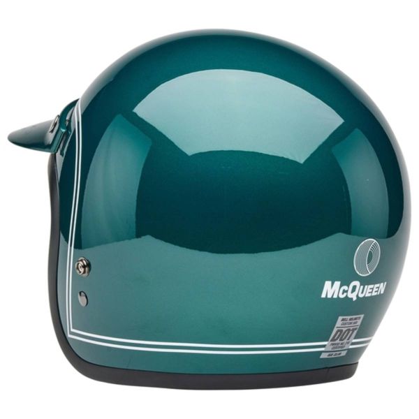 Bell Helm BELL Custom 500 - Steve McQueen Riverside Metallic Green