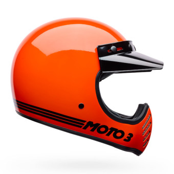 Bell Moto-3 Classic Gloss Orange