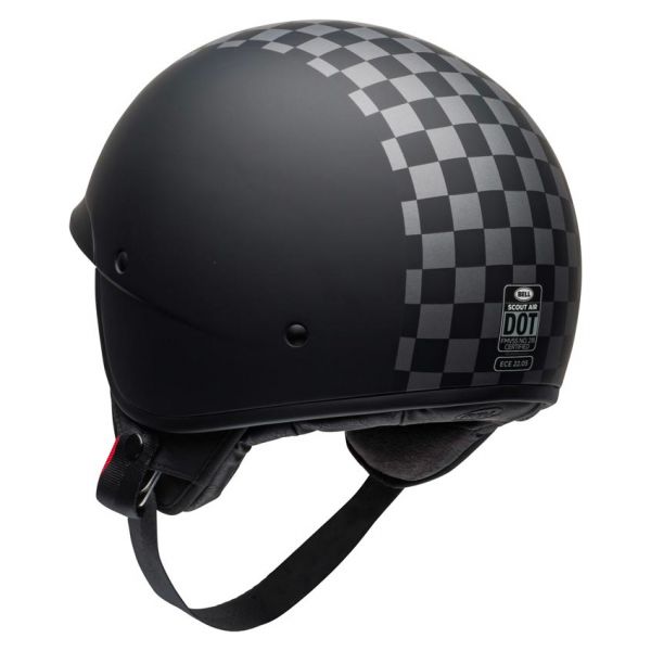 Bell Scout Air Check Matt Black White