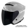 Casque Jet Everone RX31-Jet Grey Nardo + Visier