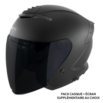 Jet Everone RX31-Jet Matt Black + Visier