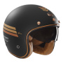 Casque Jet Exklusiv Volt Liner Matt Black Gold