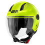 Casque Jet Givi 11.7 Solid Lime