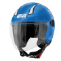 Casque Jet Givi 11.7 Solid Metal Blue