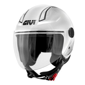 Casque Jet Givi 11.7 Solid White Casque Jet Givi 11.7 Solid White