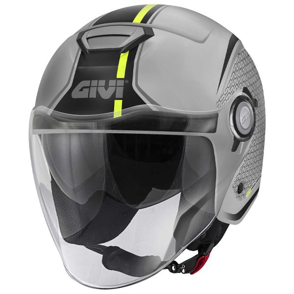 Jet Givi 12.5 Graphic Touch Matt Grey Yellow