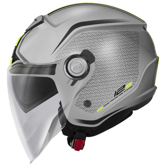 Givi 12.5 Graphic Touch Matt Grey Yellow