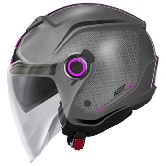 Givi 12.5 Graphic Touch Matt Titanium Pink