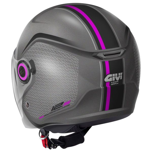 Givi 12.5 Graphic Touch Matt Titanium Pink