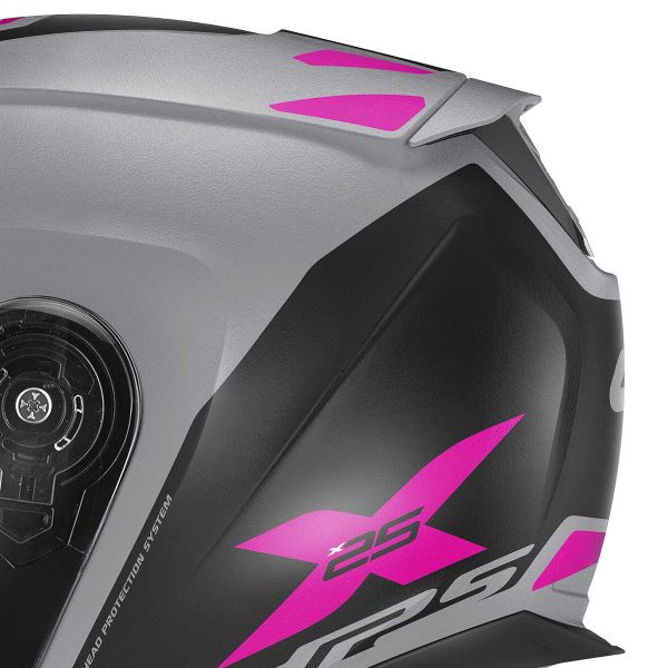Givi X25 Target Matt Grey Pink