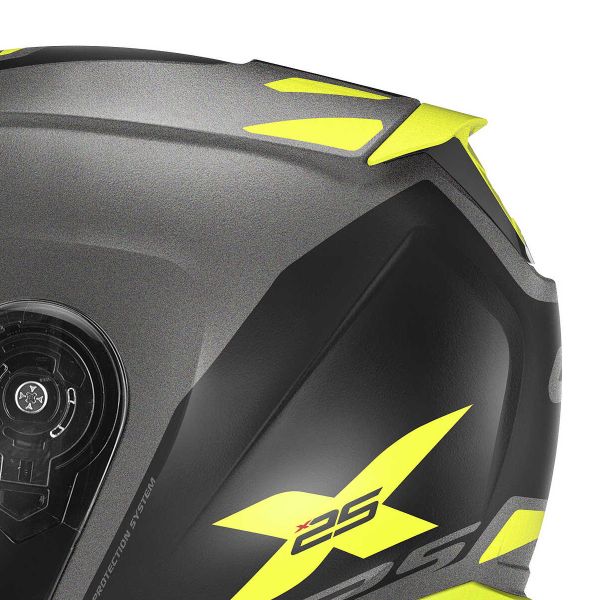 Givi X25 Target Matt Titanium Black Yellow