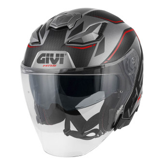 Jet Givi X31 Impact Matt Titanium Black Red