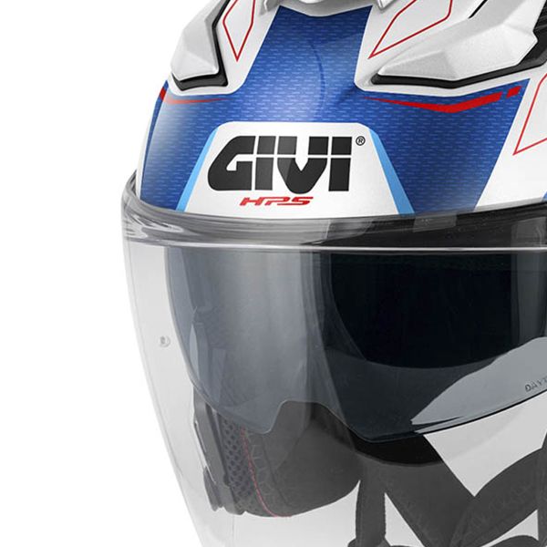 Givi X31 Impact White Metal Blue Red