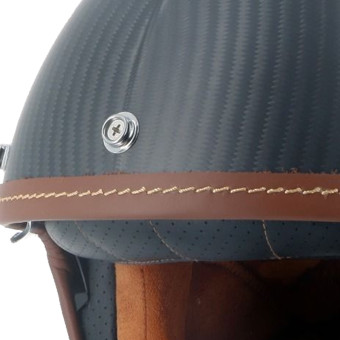 Helstons Naked Black Carbon Mat