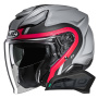 Casque Jet HJC F31 Bask MC1SF + Kit Bluetooth Smart 11Be