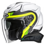 Casque Jet HJC F31 Bask MC3HSF + Kit Bluetooth Smart 11Be